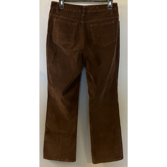 St Johns Bay Womens Stretch Corduroy Pants Brown Mid Rise Bootcut Size 6 NWOT - Picture 7 of 7